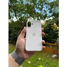 Meri Case Iphone 16 Plus Uyumlu Logolu Içi Kadife Lansman Kılıf Arka Kapak