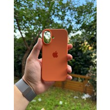 Meri Case Iphone 16 Uyumlu Logolu Içi Kadife Lansman Kılıf Arka Kapak