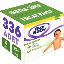 Evy Baby Bebek Bezi Beden:6 (15+kg) Ekstra Large 336 Adet Ekstra Süper Fırsat