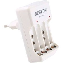 Beston BST-C802 Pil Şarj Cihazı Aa - Aaa 9 Volt - 4'lü