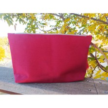 Kırmızı Gri Bohem Clutch
