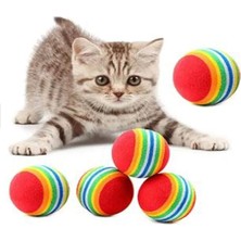 Skygo Sünger Kedi Köpek Çiğneme ve Oyun Topu 4 Adet
