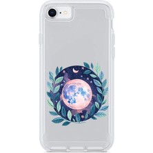 Zeyno Apple iPhone 6 Uyumlu Dolunay Desenli Silikon Kılıf