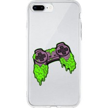 Zeyno Apple iPhone 7 Plus Uyumlu Oyun Konsolu Desenli Silikon Kılıf