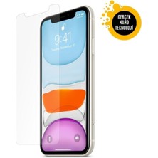 Hanedanev Apple iPhone 11 Pro Max Gerçek Nano 5d Ekran Koruyucu Cam - Extra Ince