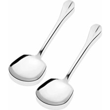 Online Kapında 2 Adet Paslanmaz Çelik Lüks Servis Kaşığı