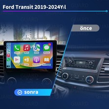 Victor Ford TRANSIT(2019-2024 Yıl) Android Sürüm 13 Multimedya Kablosuz Carplay Navigasyon 10 Inç Ekran 1G Ram +16GB Hafıza Çerçeveli ve arka görüş kameralı