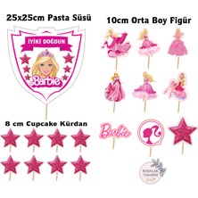 Kozalak Tasarım Doğum Günü Barbie Konsept Pasta Süsü