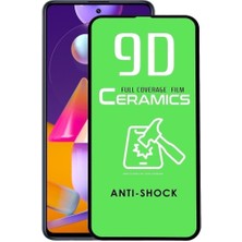 Hanedanev Samsung Galaxy M31S Seramik Esnek Nano Tam Ekran Koruyucu Kırılmaz Cam - Extra Ince