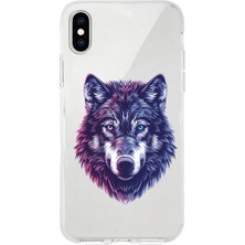 Zeyno Apple iPhone X/xs Uyumlu Kurt Yüzü Desenli Silikon Kılıf
