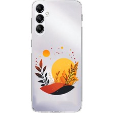 Zeyno Samsung A54 Uyumlu Gün Batımı Manzarası Desenli Silikon Kılıf