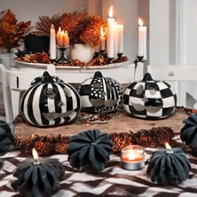 Cadılar Bayramı Hallowen Balkabağı Çini Handmade Mumluk Biblo Mumluk