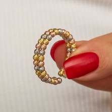 Stil Love Gümüş Iki Sıralı Dorika Kadın Yüzük