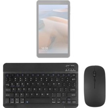 Wontis Philips M8 S408J Uyumlu Aeroset-Bm 530 Siyah Kablosuz Bluetooth Tablet Klavye Mouse Seti