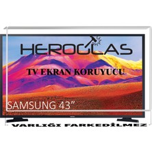 Heroglas Samsung DU8000 43"inç 109 Ekran Tv Ekran Koruyucu