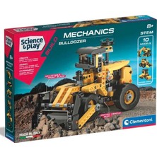 Toyfest Mekanik Laboratuvarı Buldozer Çok Parçalı Bilim Yapı Oyuncağı