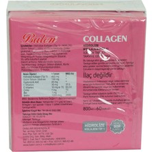 Collagen Hidrolize Kollajen Tip1 Içeren Tablet 800 Mg x 60 Tablet