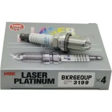 Ngk 4 Tırnak Lazer Platinum Range Rover 3 4.4 Ateşleme Bujisi BKR6EQUP -4 Adet