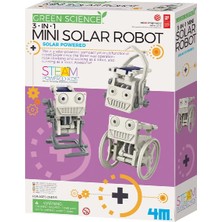 Toyfest 4m 3'ü 1 Arada Mini Solar Robot