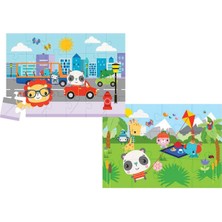 Fisher-Price Fisher Price Baby City Fun & Picnic 2’si 1 Arada Puzzle