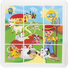 Toyfest Animal Serisi Puzzle 9 Parça