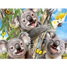 Prime 3D - Koala Pelüş ve Selfie 48 Parça Puzzle 15805