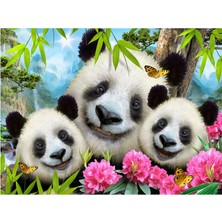 Prime 3D - Panda Pelüş ve Selfie 48 Parça Puzzle 15800