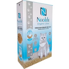 Neolife Organic Litter Süper Topaklanan Organik Kedi Kumu 10 Lt (4.5 kg)