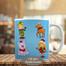 Noel Kostümlü Karakterler Kupa Bardak Hediyelik-23-2147585298