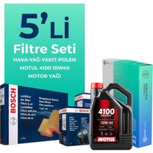 BOSCH Jeep Grand Cherokee 3.1 Dizel Filtre Bakım Seti Motul Motor Yağlı (1999-2002) 5 Li