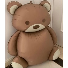 Retro Ayı Folyo Balon Retro Teddy Bear Büyük Ayı Balon 65X90 cm