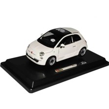 22106 Burago 1:24 Fiat 500 2007 Model Araba