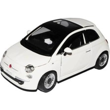 22106 Burago 1:24 Fiat 500 2007 Model Araba