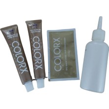 Colorx New Formula 2025/06.38 Kadife Kahve 50 ml + 50 ml 2'li Set Saç Boyası