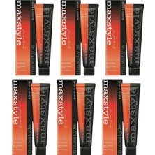 Maxstyle New Argan Keratin 2025/07.00 Yoğun Kumral 60 ml 6 Adet Saç Boyası