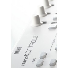 Korg Nanokontrol2-WH Kontroller Slim-Line USB Controller Beyaz