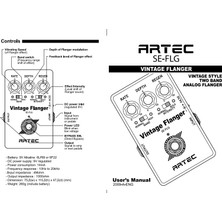 Artec Se-Flg Efekt Pedal