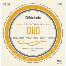 D'Addario EJ95 Ud Tel Set Silverplated Wound