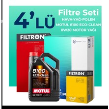 Filtron Skoda SuperB 1.5 TSi Filtre Bakım Seti Motul Motor Yağlı (2017-2023) 4 Lü
