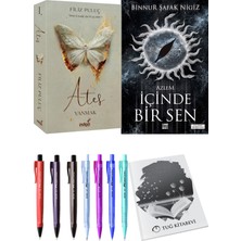Içinde Bir Sen 4 Azlem Binnur Şafak Nigiz ve Ateş Yanmak 1 Filiz Puluç 2li Set