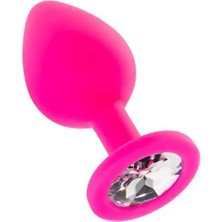 Shop You 1 Pembe Silikon Pürüzsüz 8 Cm Anal Plug