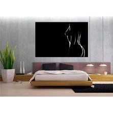 Limitless Design Soyut Modern Yatak Odanıza Özel Modern Natural Nü Kadın Hd Baskı Kanvas Tablo