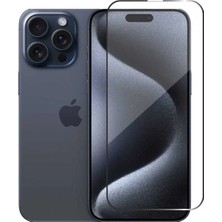 Nettech Apple iPhone 15 Pro Max Uyumlu 5d Glas Full Cam Koruyucu
