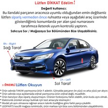 Leoparts Honda Cıvıc Plaka Lambası 2016-2021 (Düğmeli) 34100-TEA-T11