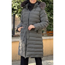 WOMANIA Ibıza Mont 18269 Kadife Antrasit