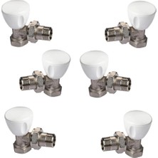 E.c.a Köşe Radyatör Valfi 6 Adet 1/2 Rv3 602120641 Eca