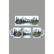 Fizello Simge Yapılar - Landmarks Temalı Kupa Hediyelik Sunumluk Çeyizlik Kahve Fincanı