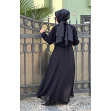 Nurcan Çetin Abaya Takım 7638 Siyah