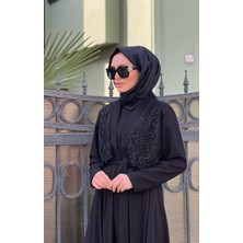 Nurcan Çetin Abaya Takım 7638 Siyah