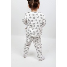 Vauva Kız & Erkek Bebek Çocuk Pijama Takımı Baskılı Uzun Kollu Pijama Takımı